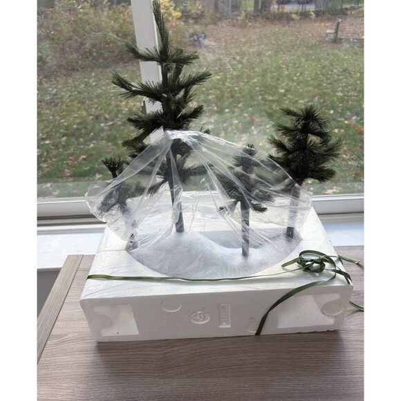 Dept 56 - Village Accessories - Fiber Optic Woods - Green Trees 56.52985 New - Picture 9 of 16